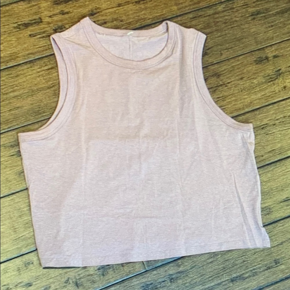 Sleeveless Pink Top